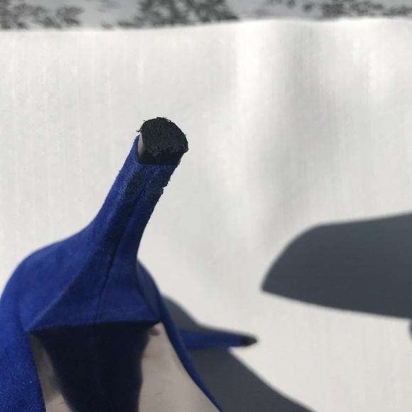 Steve Madden Trinitie Blue Suede Pumps - Picture 8 of 10